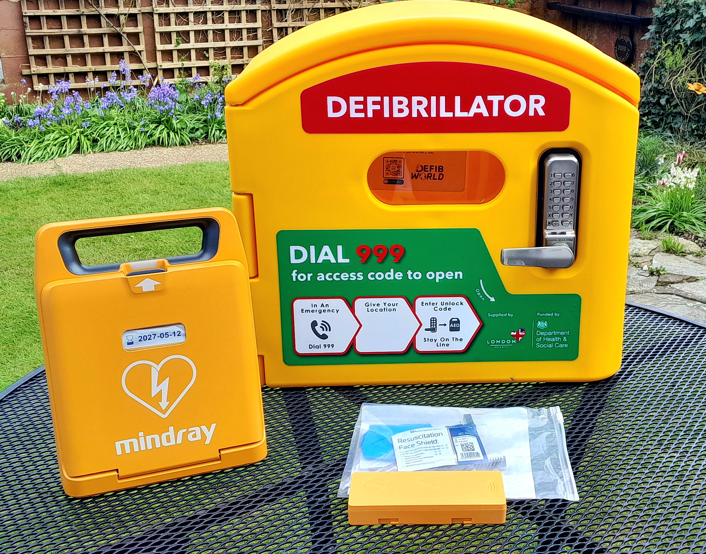 Portsmouth AED fundraising campaign Forty 4 Frankie
