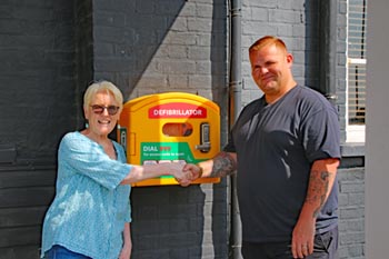 AED installed at The Good Companion, Portsmouth, Forty 4 Frankie
