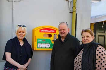 Defibrillator (AED) at the Old House at Home, Locksway Road, Portsmouth.